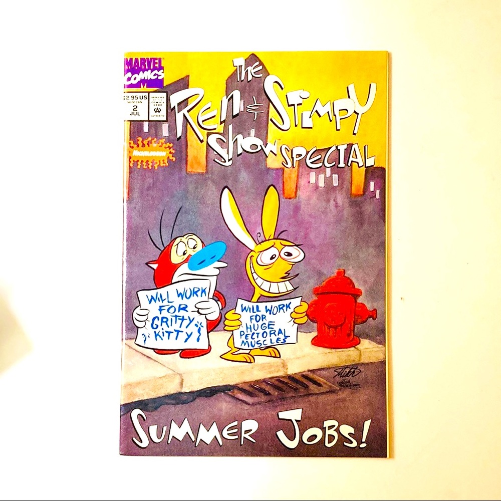 #2 Marvel Comics The Ren and Stimpy Show Issue Jul Great in Cover